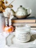 Flannel Throw - Fall, Scented Coconut Soy Candle