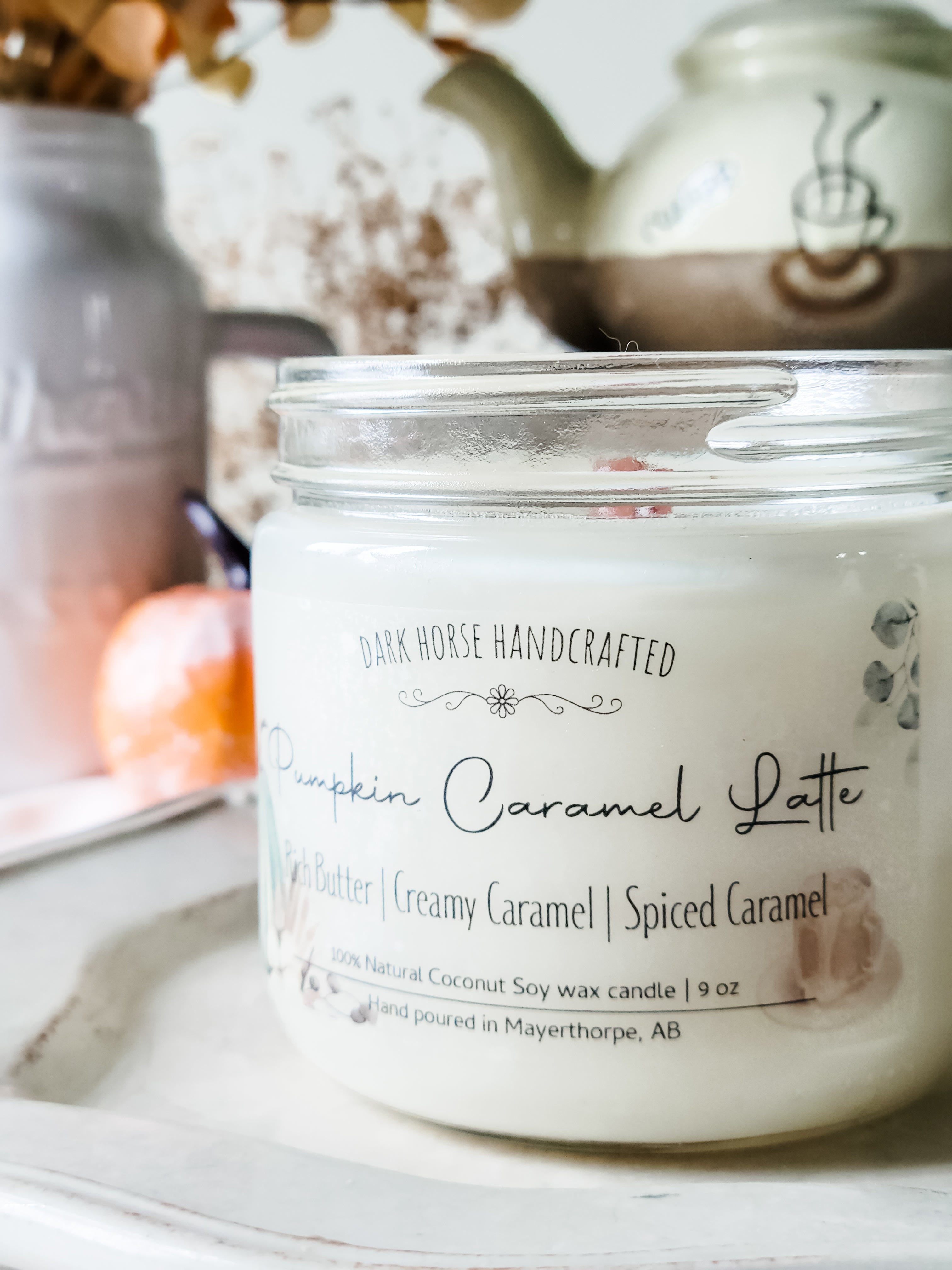 Pumpkin Caramel Latte - Scented Coconut Soy Candle