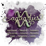 Aquarius - Personalized Drinkware