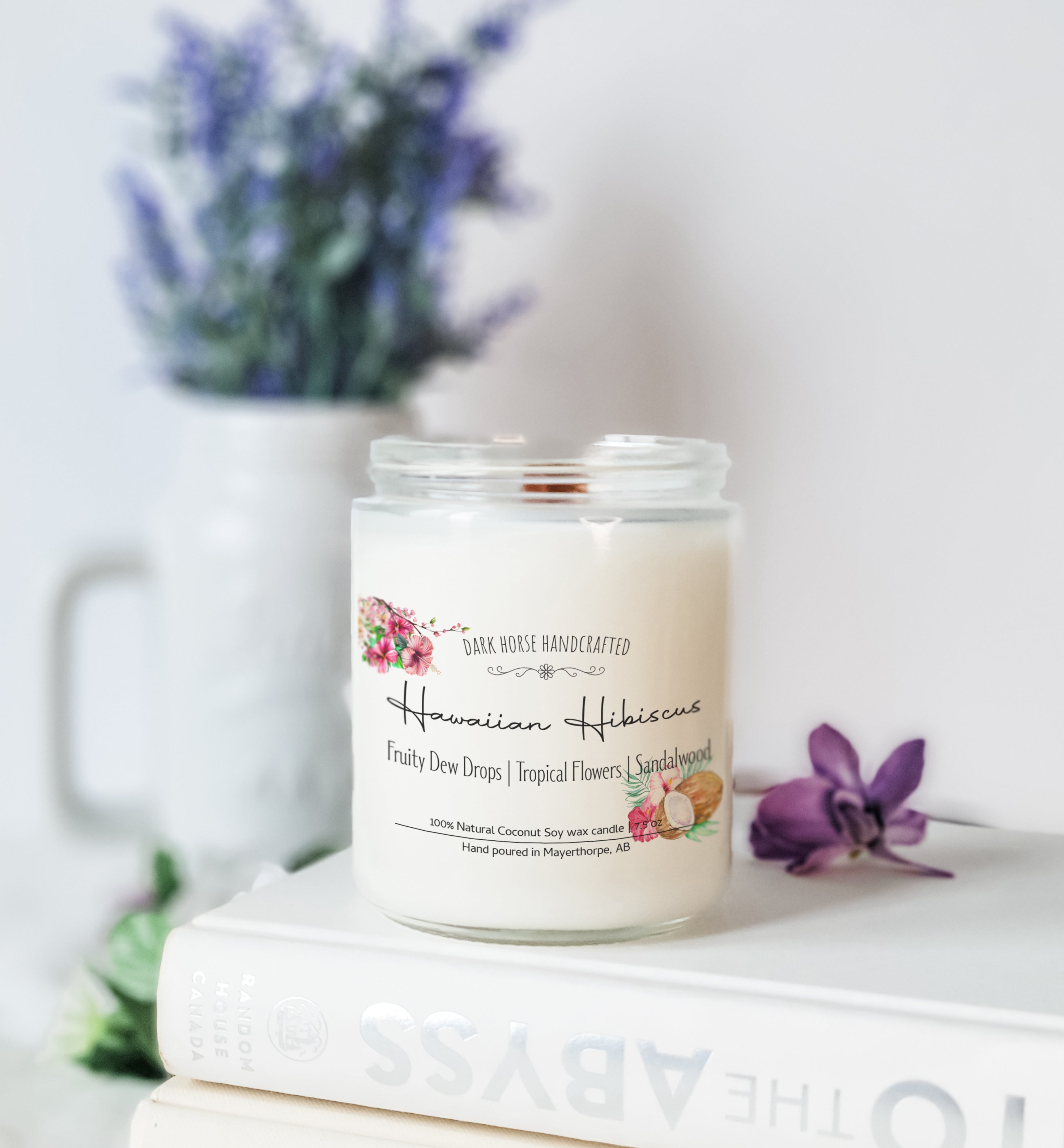 Hawaiian Hibiscus - Scented Coconut Soy Candle