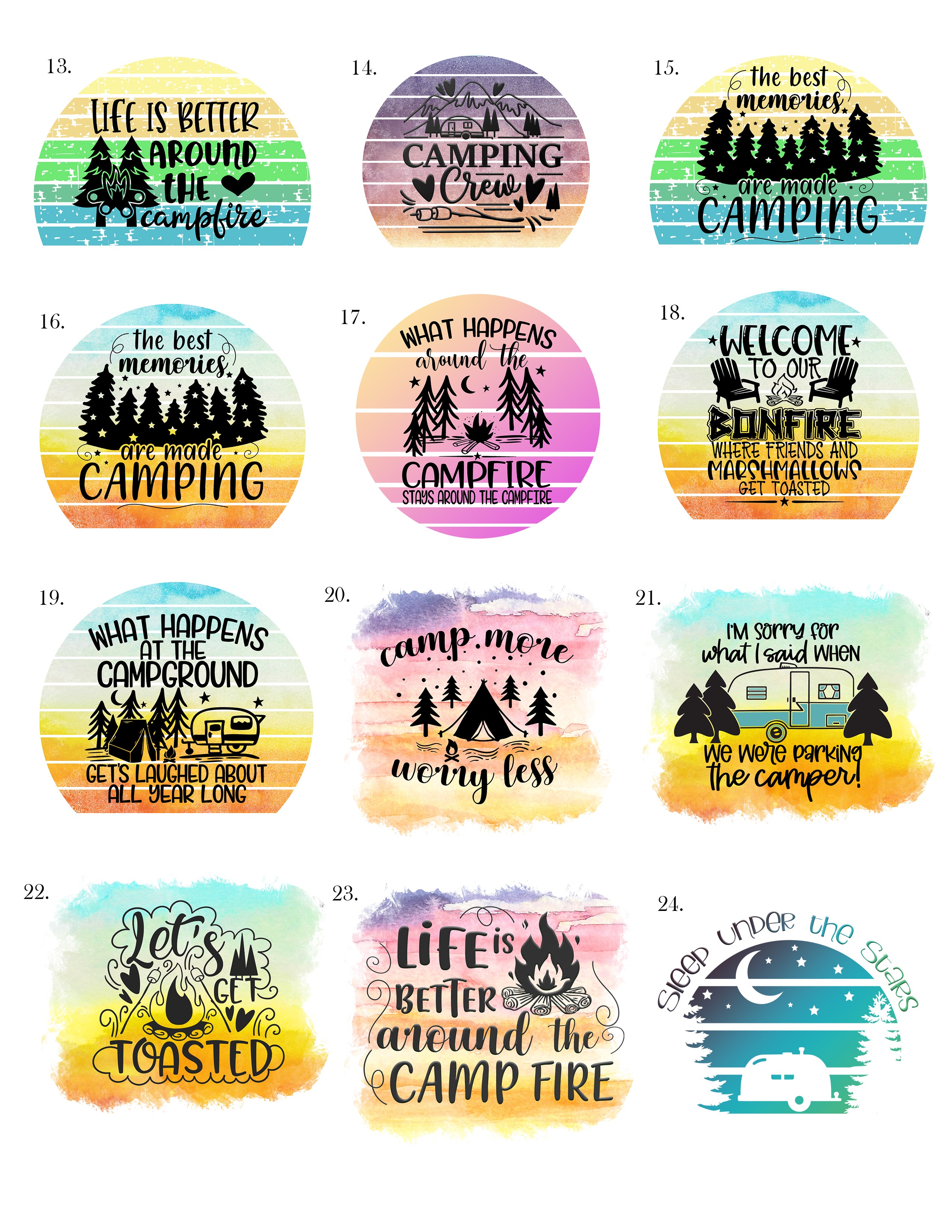 Camping Mug Candles - Camping Edition