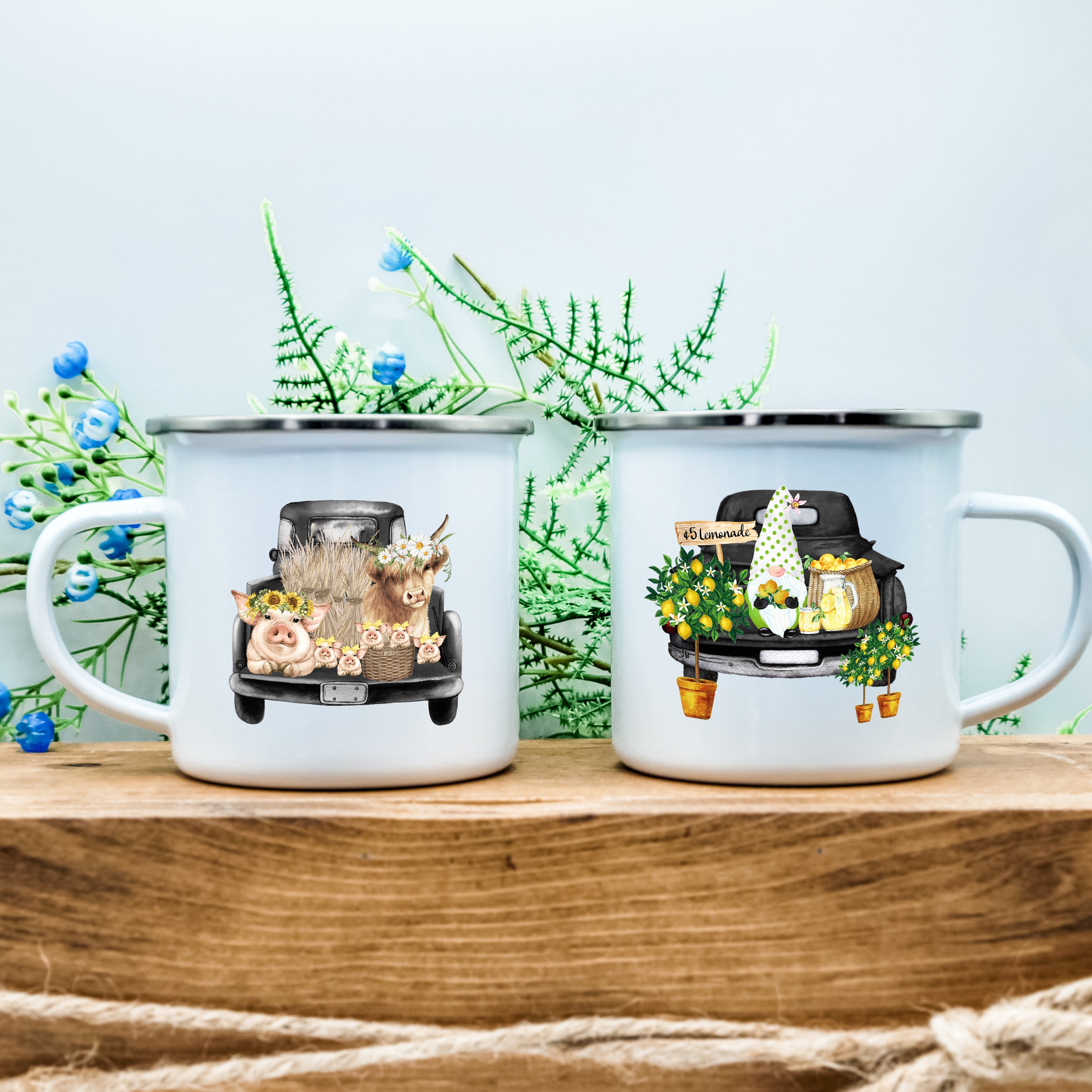 Camping Mug Candle - Summer Edition