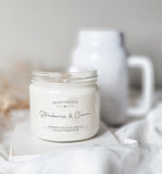 Strawberries & Cream - Scented Coconut Soy Candle