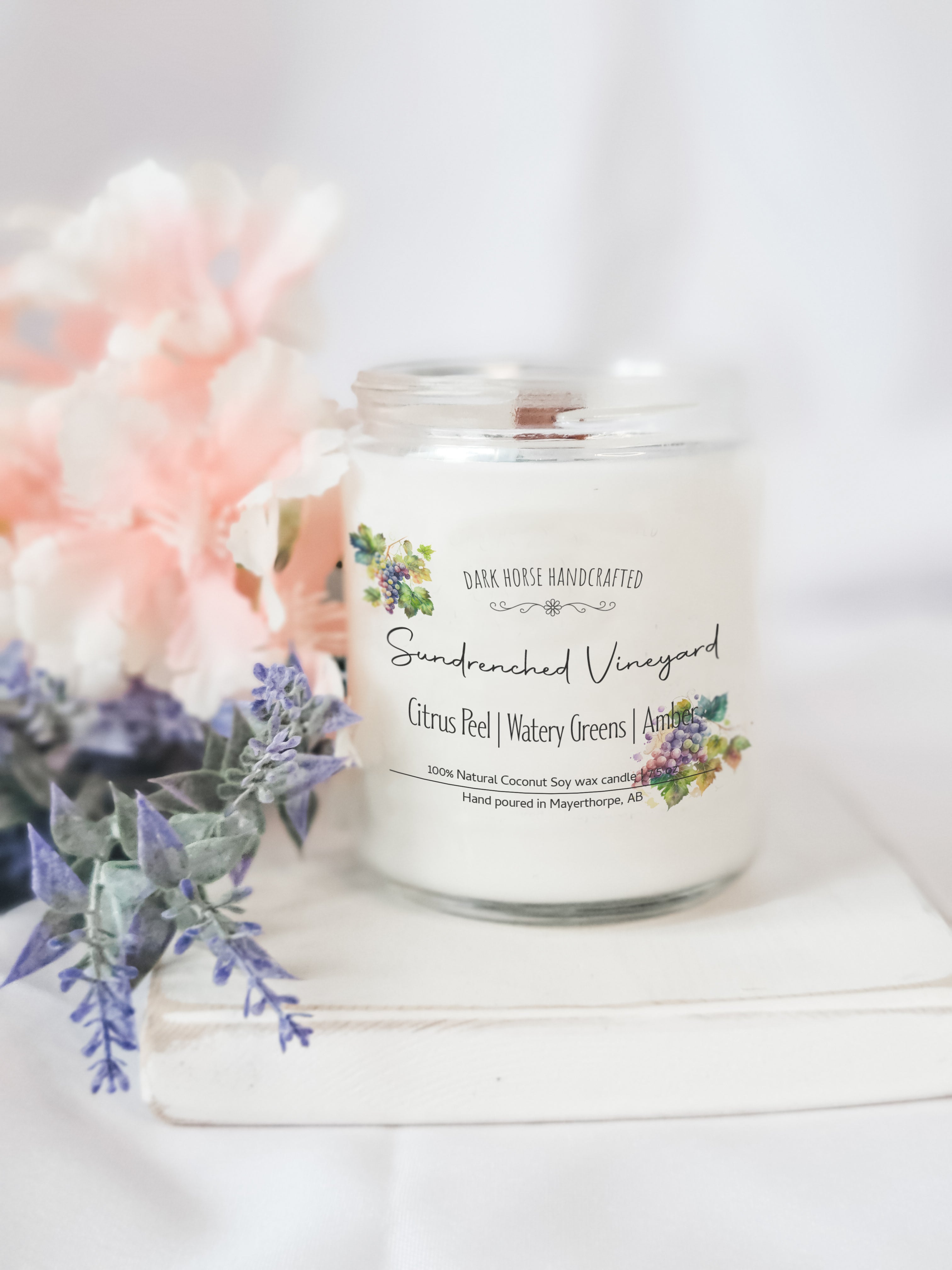 Sundrenched Vineyard - Scented Coconut Soy Candle