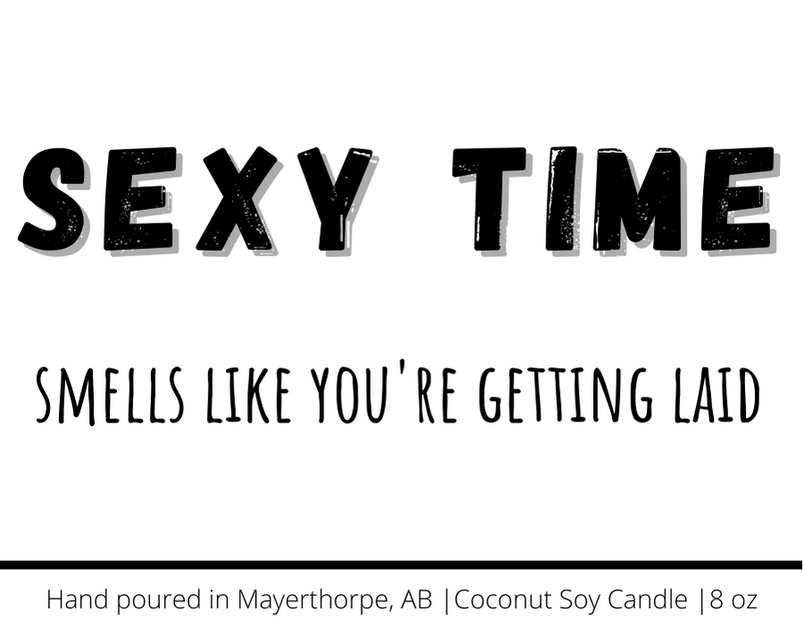 Sexy Time, Smells like you're getting laid, candle