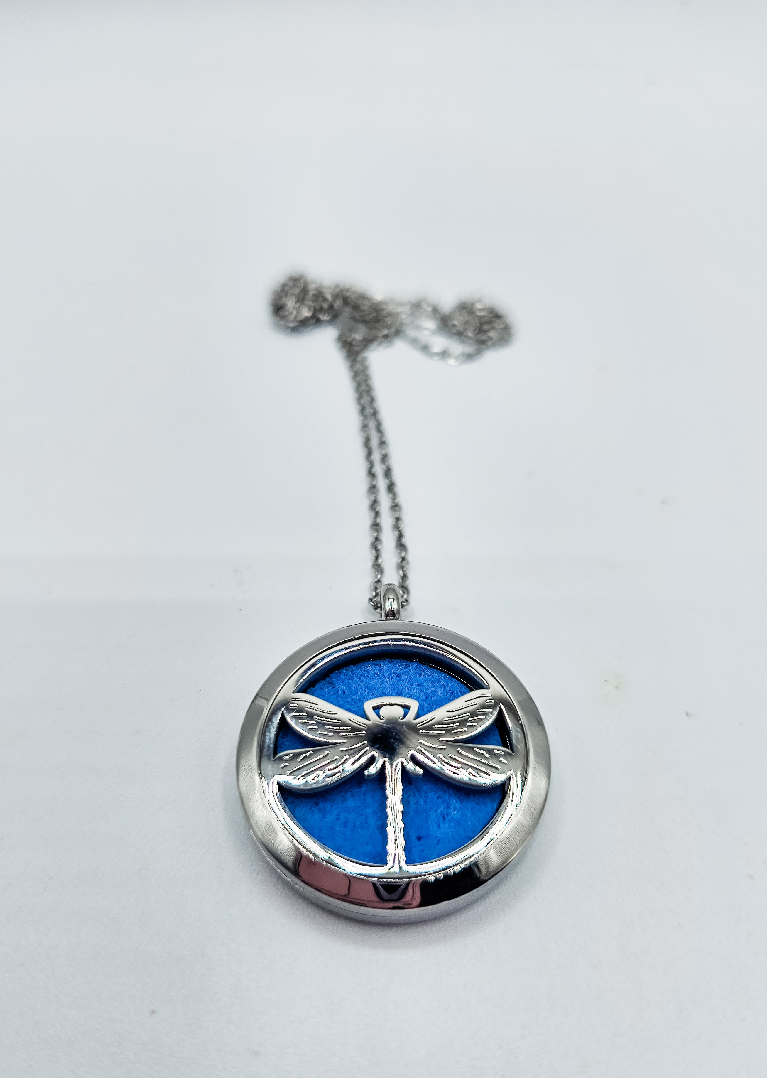 Aromatherapy - DRAGONFLY, Diffuser Pendant Necklace