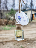 Floral Glass Car Diffuser - Essential Oils