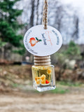 Floral Glass Car Diffuser - Essential Oils
