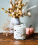 Ambrosia Chai & Pumpkin - Fall, Autumn Coconut Soy Candle