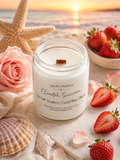 Coastal Sunrise | Sea Salt Strawberry & Coconut Water Scented Coconut Soy Candle | Wood Wick (Copy) (Copy)