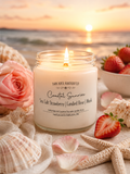 Coastal Sunrise | Sea Salt Strawberry & Coconut Water Scented Coconut Soy Candle | Wood Wick (Copy) (Copy)