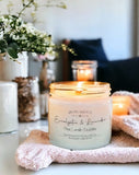 Eucalyptus & Lavender - Scented Coconut Soy Candle