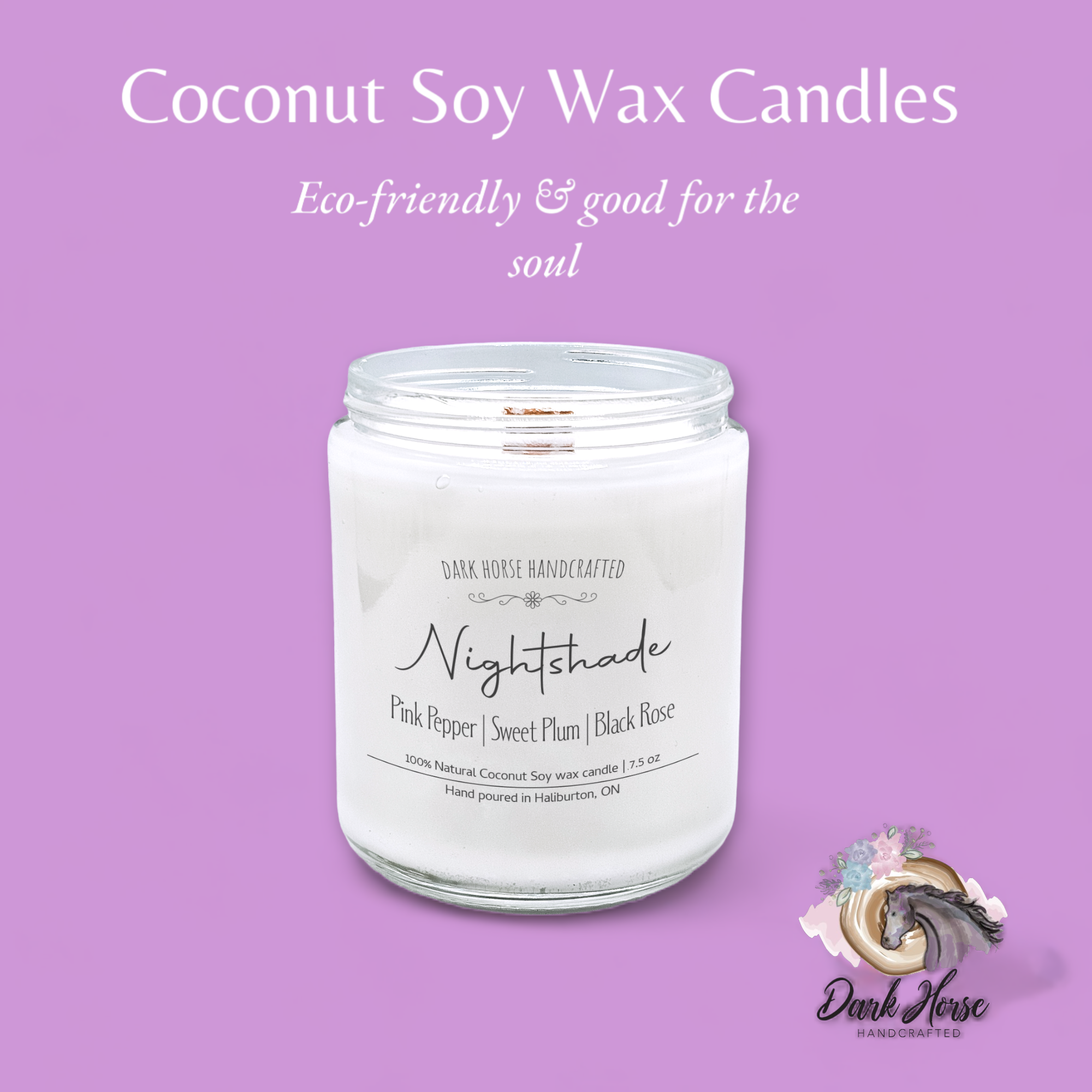 Nightshade - Scented Coconut Soy Candle