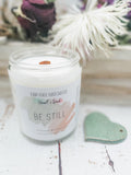 Be Still - Soy Candle, 'Heart & Soul' Collection - Dark Horse Handcrafted