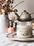 Amber autumn candle