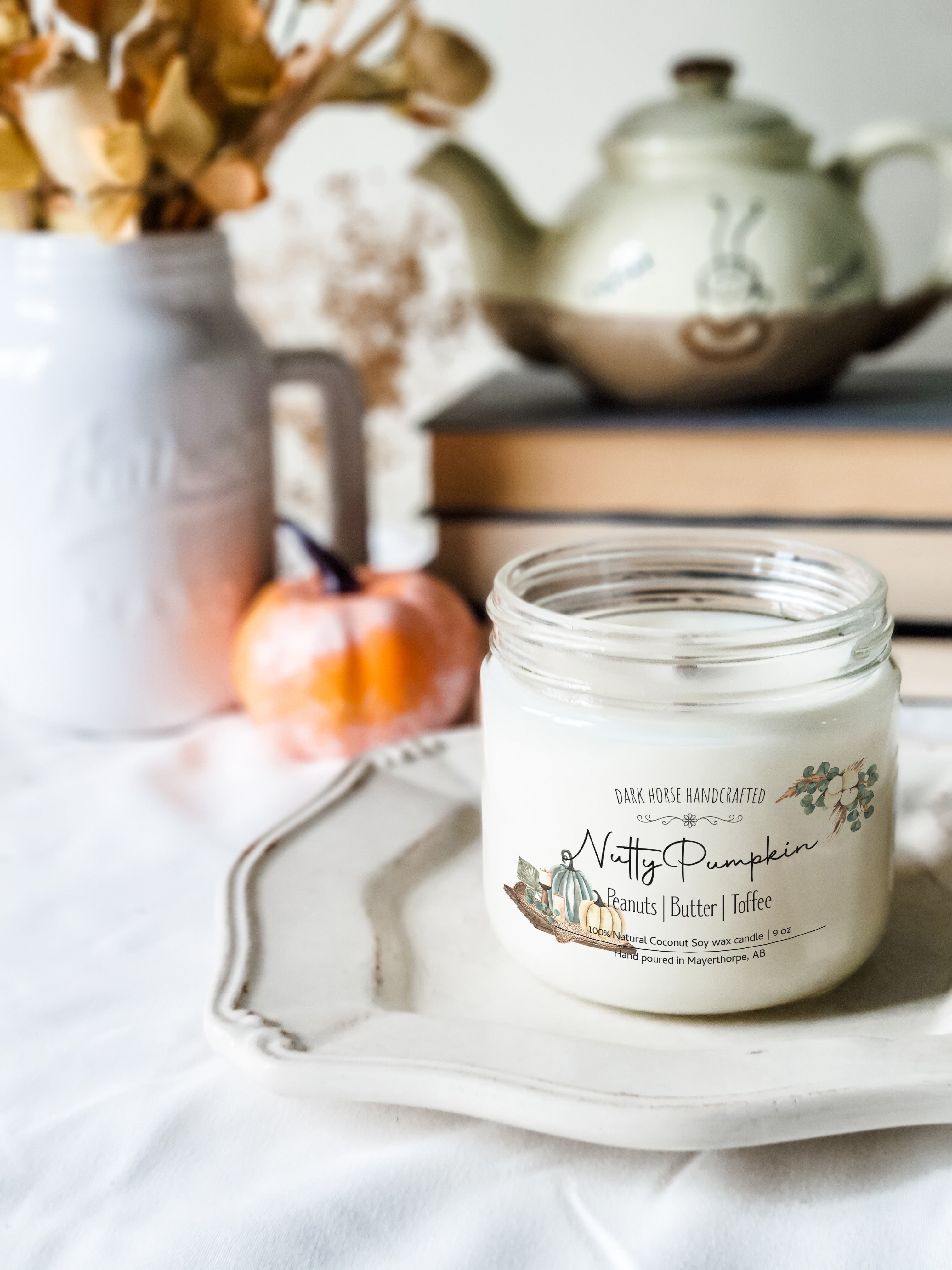 Nutty Pumpkin - Scented Soy Candle