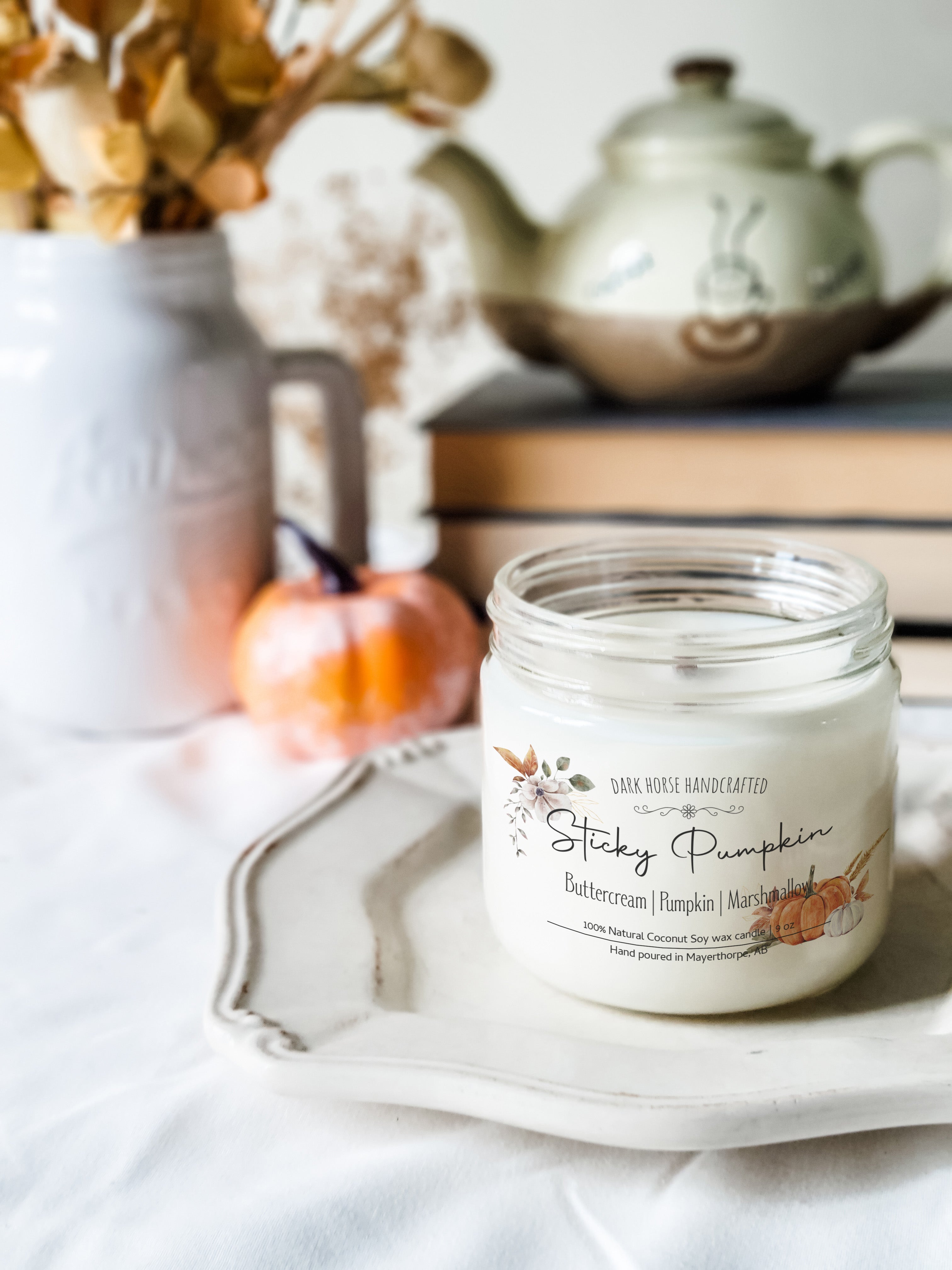 Sticky Pumpkin - Scented Coconut Soy Candle