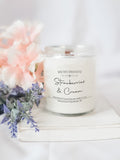 Strawberries & Cream - Scented Soy Candle
